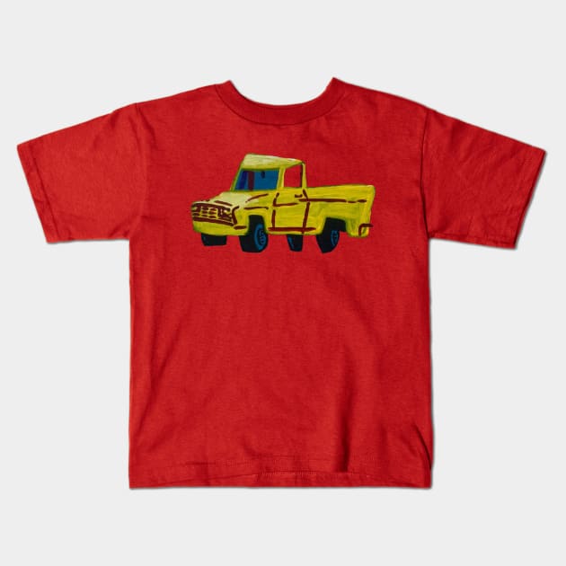 Pickup Truck Kids T-Shirt by SPINADELIC